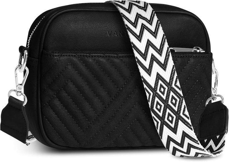Vantamo Crossbody Bags For Women with Anti-Pickpocket Clip, Premium Purses for Women, Adjustable Strap Handbags & Gift Box - Image 1